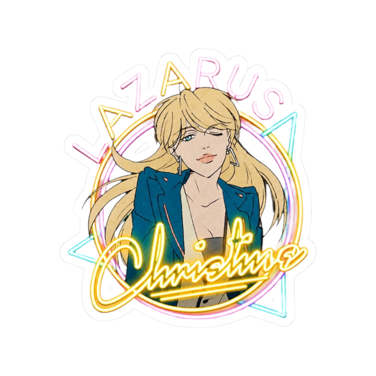 SaleLimitedPre-ownedPre-orderBack-orderOrder Closed"LAZARUS" Travel Sticker 3. ChristineEnsky - alternate angle 3, merchandise